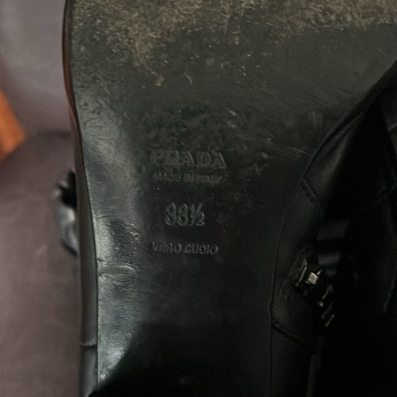 Prada Leather Boots Sz 38.5 - Picture 8 of 8